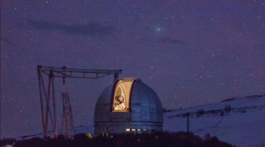 Комета Виртанена © Фото пресс-службы Московского планетария