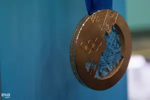 Олимпийские медали Сочи-2014 в Краснодаре &copy;&nbsp;Михаил Ступин, ЮГА.ру