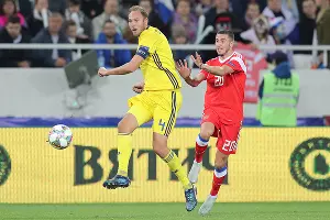 Андреас Гранквист. Матч Лиги Наций Россия — Швеция, 11 октября 2018 года, Калининград &copy;&nbsp;Фото пресс-службы РФС