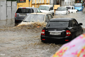 Ливень в Краснодаре &copy;&nbsp;Михаил Ступин, ЮГА.ру