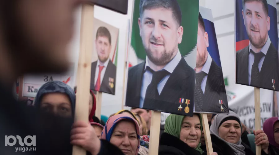 Митинг в поддержку Рамзана Кадырова в Грозном &copy;&nbsp;Антон Подгайко, ЮГА.ру