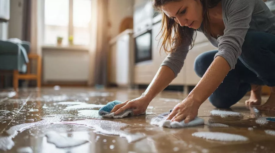 моет пол &copy;&nbsp;Сгенерировано с помощью нейросети Gigachat