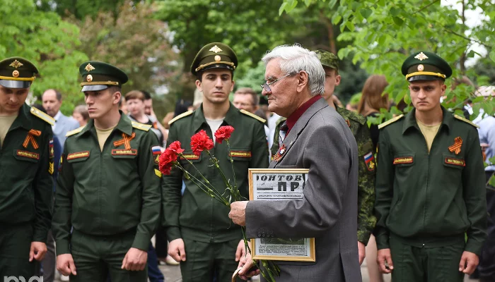 День Победы в КубГАУ &copy;&nbsp;Фото Елены Синеок, Юга.ру