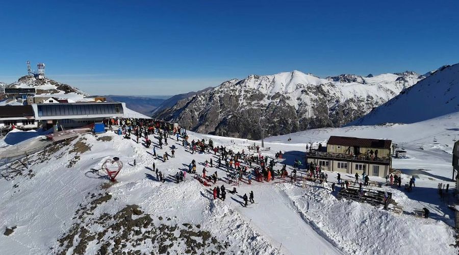  &copy;&nbsp;Скриншот видео из телеграм-канала курорта &laquo;Домбай&raquo;