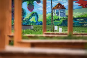 Сквер в микрорайоне &laquo;Близкий&raquo; &copy;&nbsp;Фото Елены Синеок, Юга.ру