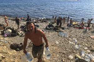 Пожар в заповеднике «Утриш» &copy;&nbsp;Фото Виталия Кавтарадзе