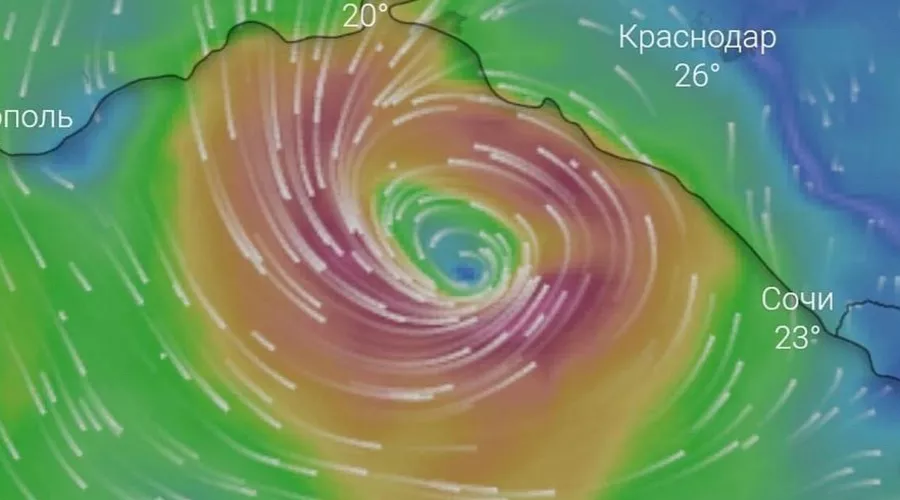  &copy;&nbsp;Фото из инстаграма Краснодарского Гидрометцентра, https://www.instagram.com/kuban_meteo/
