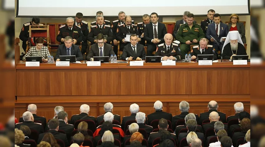 Совет атаманов Кубанского казачьего войска &copy;&nbsp;Фото пресс-службы администрации Краснодарского края