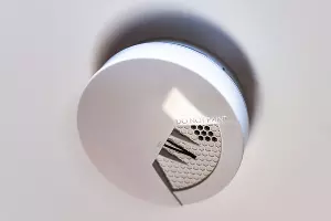 Датчик дыма, установленный на потолке &copy;&nbsp;Фото Елены Синеок, Юга.ру