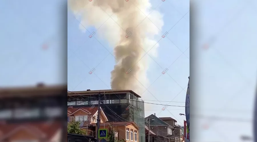  &copy;&nbsp;Скриншот видео из паблика "ЧП Сочи", vk.com/chpsochi