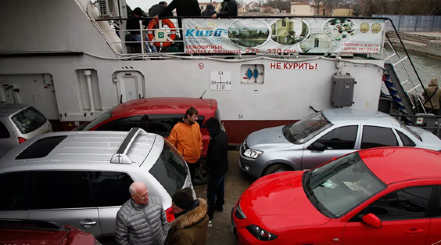 Паромная переправа между Кубанью и Крымом &copy;&nbsp;Влад Александров, ЮГА.ру