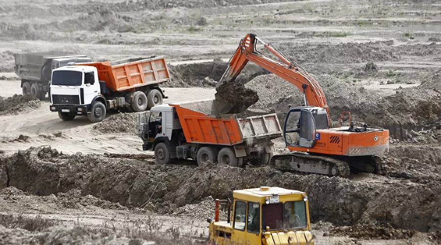 Строительство искусственного озера в Грозном &copy;&nbsp;Влад Александров, ЮГА.ру