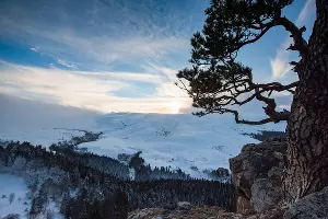 За снегом на Volkswagen Teramont &copy;&nbsp;Фото Елены Синеок, Юга.ру