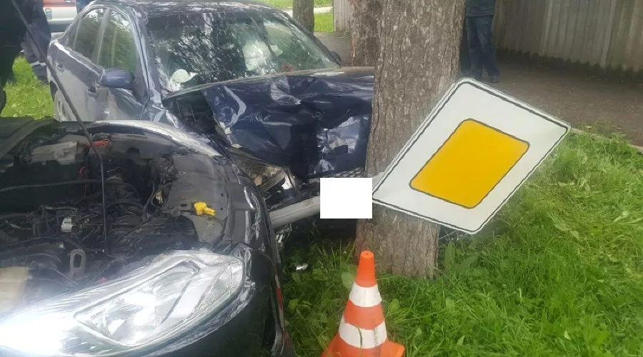 Место происшествия &copy;&nbsp;Фото ОПБДД УГИБДД по Ставропольскому краю