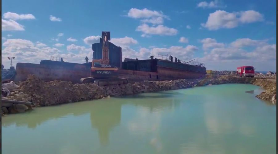  © Скриншот видео с телеграм-канала «Оперативный штаб - Краснодарский край»