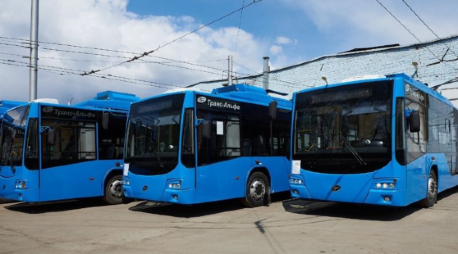 Троллейбусы из Вологды © Фото предоставлено пресс-службой администрации Краснодара