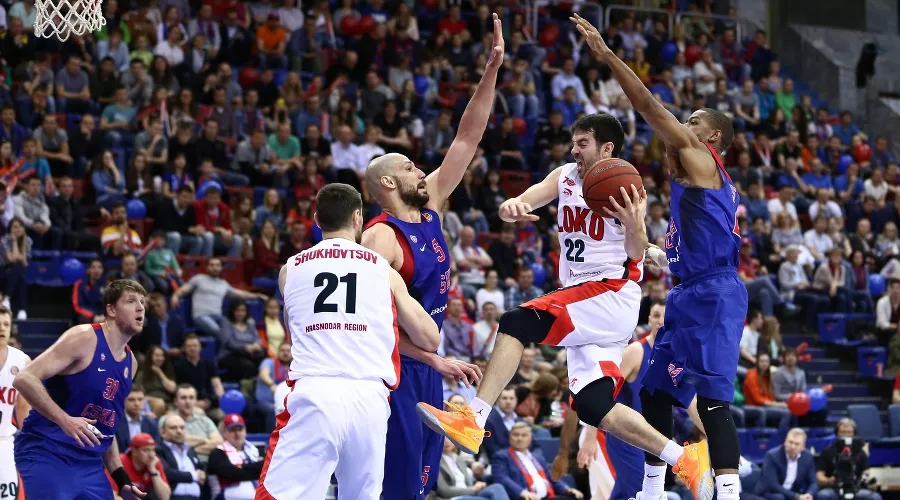 «Локомотив-Кубань» уступил ЦСКА в первом матче полуфинальной серии &copy;&nbsp;Фото пресс-службы ПБК &laquo;Локомотив-Кубань&raquo;