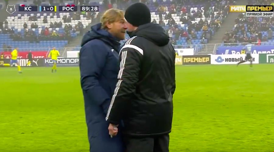  © Скриншот из трансляции матча «Крылья советов» — «Ростов», 8 декабря 2018 год