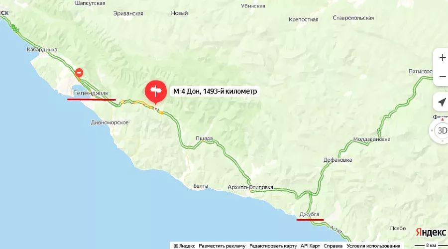  &copy;&nbsp;Скриншот страницы сервиса &laquo;Яндекс.Карты&raquo;