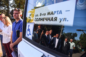 Презентация нового трамвая в Краснодаре © Фото Елены Синеок, Юга.ру