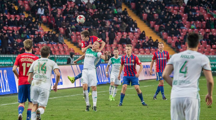 Матч чемпионата России «Терек» — ЦСКА &copy;&nbsp;Фото пресс-службы ФК ЦСКА