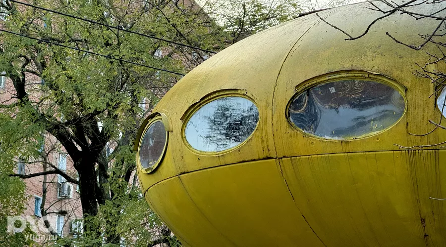 Дом Futuro в Краснодаре, декабрь 2025 года &copy;&nbsp;Фото Марины Солошко, Юга.ру