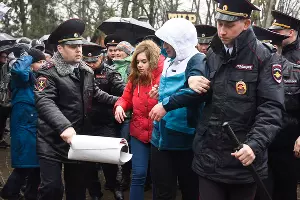 Акция сторонников Навального в Краснодаре 26 марта &copy;&nbsp;Фото Елены Синеок, Юга.ру