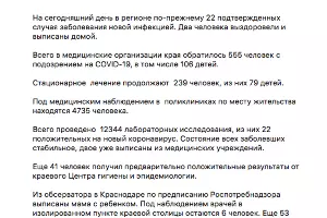  &copy;&nbsp;Скриншот из телегам-канала пресс-службы администрации Краснодарского края, https://tmtr.me/admkrai