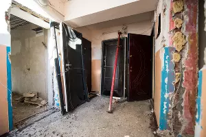 Взорвавшийся дом по ул. Славянской &copy;&nbsp;Фото Елены Синеок, Юга.ру