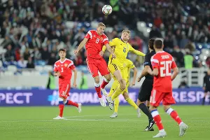 Юрий Газинский. Матч Лиги Наций Россия — Швеция, 11 октября 2018 года, Калининград &copy;&nbsp;Фото пресс-службы РФС