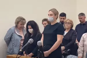 Осужденные по делу КПК «Народное достояние» в Новороссийске. Скриншот видео Объединенной пресс-службы судов  &copy;&nbsp;https://www.youtube.com/watch?v=apjA0X2_Fb4