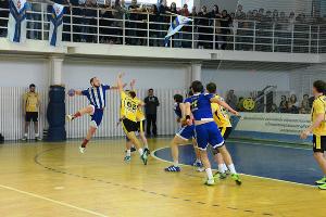 Матч 1/4 финала Суперлиги ГК «СГАУ-Саратов» — «Динамо-Виктор» © Фото пресс-службы ГК «СГАУ-Саратов»