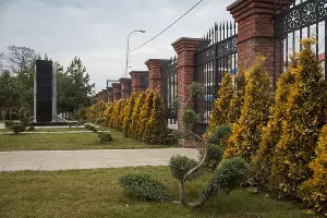 Мемориальный комплекс &laquo;Расстрельный угол&raquo; на Всесвятском кладбище &copy;&nbsp;Фото Елены Синеок, Юга.ру