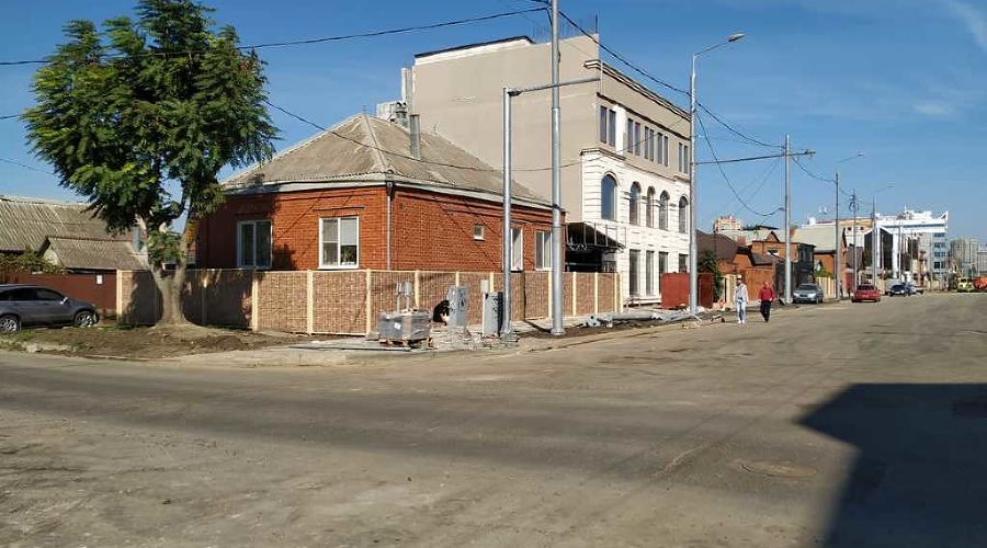 Перекресток Тургенева и Рылеева © Фото пресс-службы администрации Краснодара