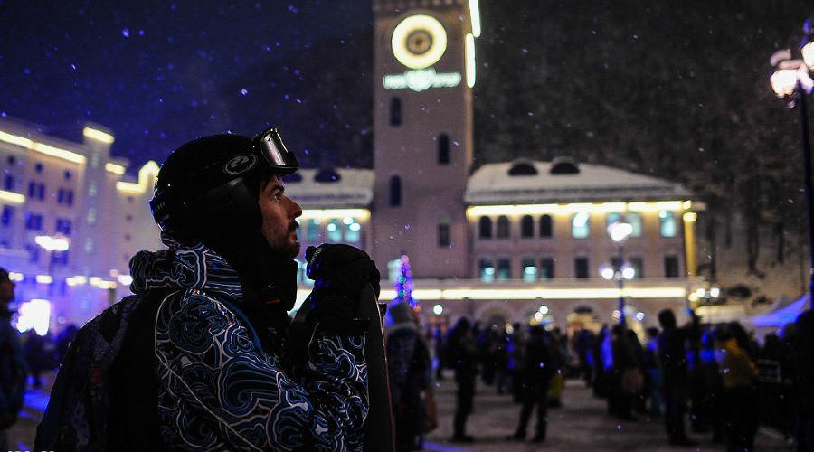 Открытие зимнего сезона в "Розе Хутор" © Нина Зотина, ЮГА.ру