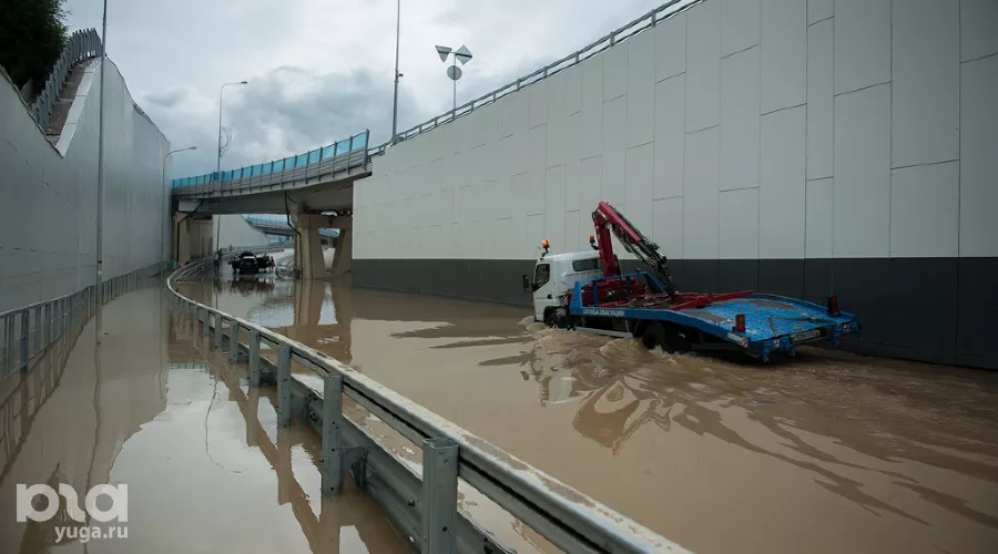Подтопление в Адлерском районе Сочи &copy;&nbsp;Фото Нины Зотиной, Юга.ру