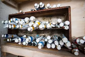 В мастерской Валерия и Инны Цукахиных &copy;&nbsp;Фото Елены Синеок, Юга.ру