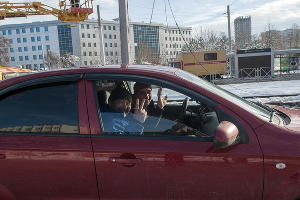 В Краснодаре начали строить трамвайную линию на улице Московской &copy;&nbsp;Фото Дмитрия Пославского, Юга.ру