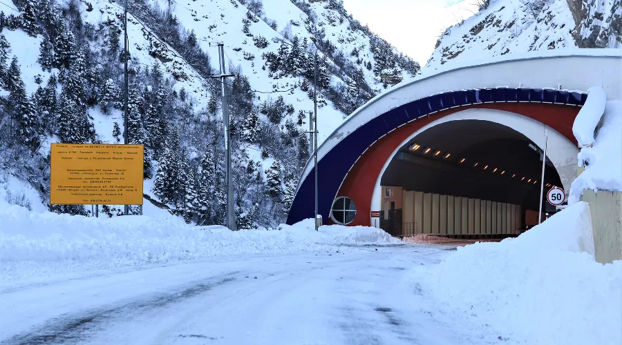Рокский тоннель &copy;&nbsp;Фото пресс-службы ФКУ Упрдор &laquo;Кавказ&raquo;