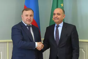 Мурат Кумпилов и Амджад Адайле &copy;&nbsp;Фото пресс-службы главы Республики Адыгея