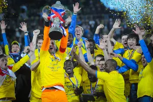 ФК "Ростов" выиграл Кубок России по футболу 2014 &copy;&nbsp;Елена Синеок, ЮГА.ру