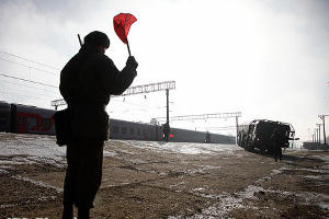 В Краснодарский край прибыл военный эшелон с ракетными комплексами "Искандер-М" © Влад Александров, ЮГА.ру