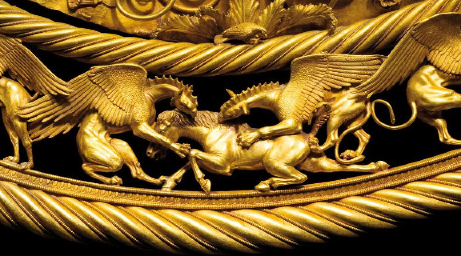 Скифское золото © Фото с сайта commons.wikimedia.org