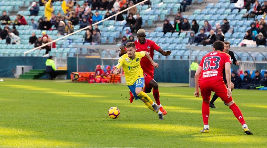 Матч 18-го тура РПЛ «Енисей» — «Ростов» © Фото пресс-службы ФК «Ростов»