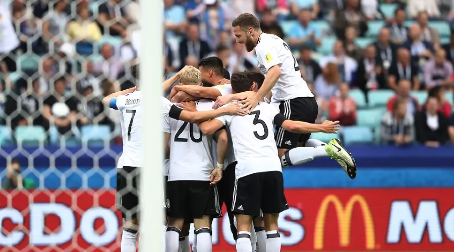 Сборная Германии обыграла Австралию в матче Кубка конфедераций &copy;&nbsp;Фото с сайта ru.fifa.com