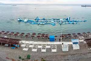 Пляж &laquo;Алексино&raquo; &copy;&nbsp;Панорама Segablacksea, instagram.com/segablacksea