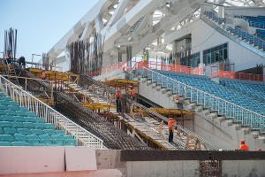 Делегация ФИФА проверила готовность сочинского стадиона «Фишт» © Фото Нины Зотиной, Юга.ру