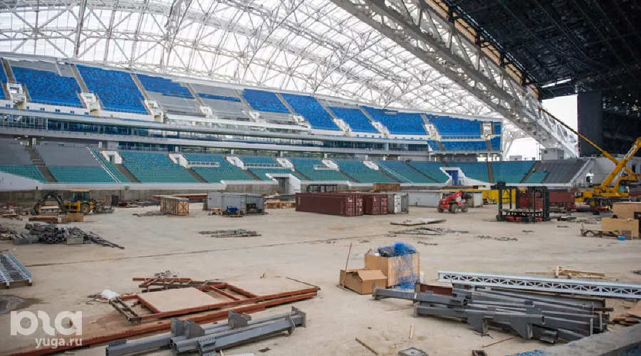 Комиссия ФИФА посетила стадион "Фишт" в Сочи  &copy;&nbsp;Нина Зотина, ЮГА.ру