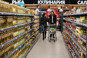 Открытие супермаркета «Перекресток» после реконструкции в Сочи © Фото Виктора Клюшкина, Юга.ру