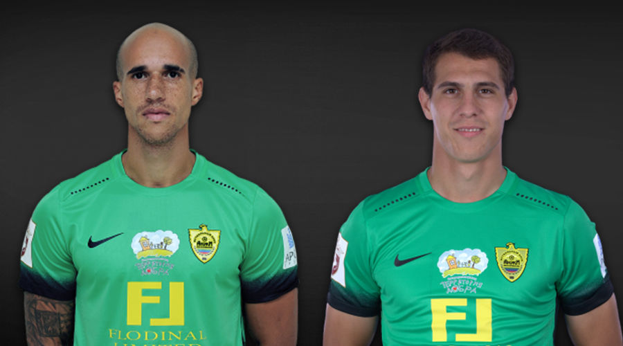 Габриэль Обертан и Дарко Лазич &copy;&nbsp;Фото с сайта fc-anji.ru